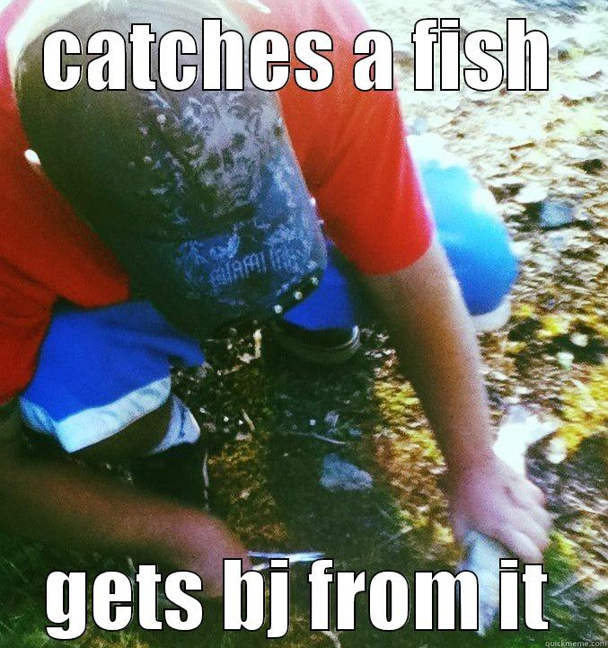 CATCHES A FISH GETS BJ FROM IT Misc