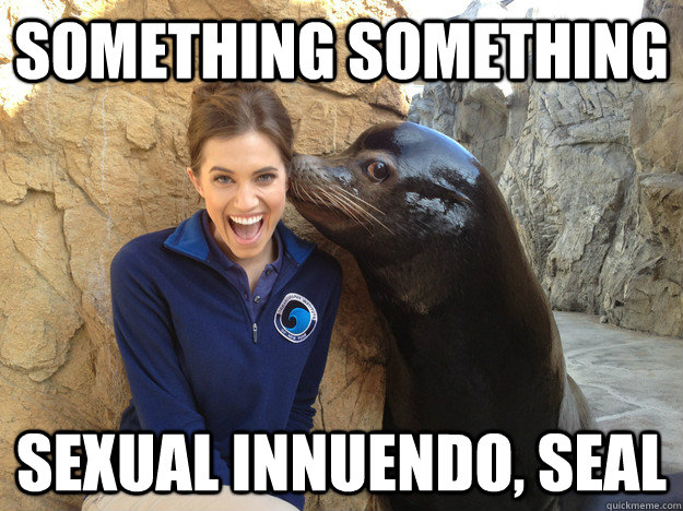 something something sexual innuendo, Seal - something something sexual innuendo, Seal  Crazy Secret