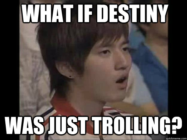 What if Destiny Was just trolling?  conspiracy bisu