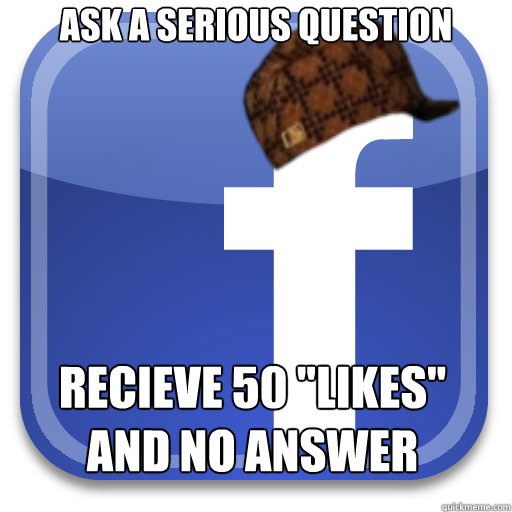 Ask a serious question recieve 50 