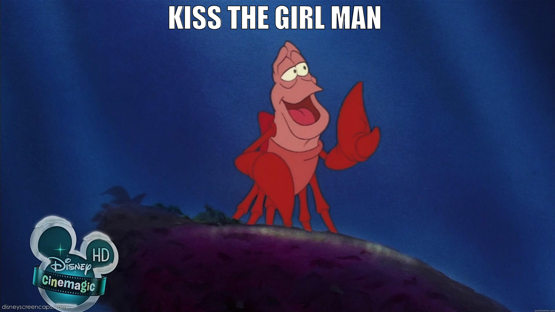 SEBASTIAN LITTLE MERMAID - KISS THE GIRL MAN  Misc
