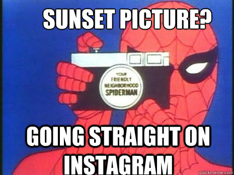 Sunset picture? going straight on instagram  