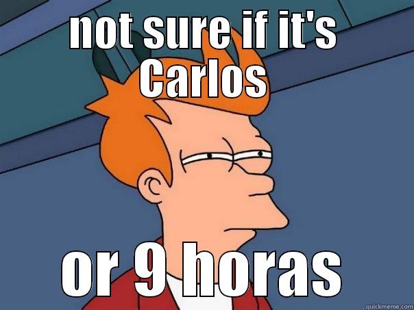 carlos and nove outras - NOT SURE IF IT'S CARLOS OR 9 HORAS Futurama Fry