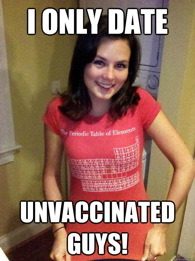 I ONLY DATE UNVACCINATED GUYS!  Needy Reddit Girl