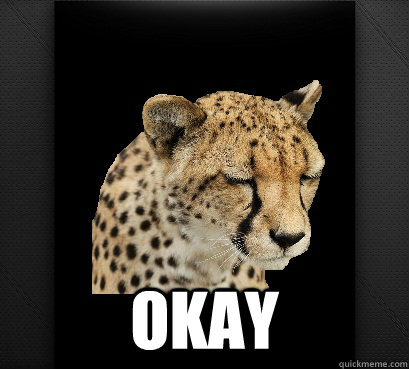  Okay -  Okay  Defeated Cheetah