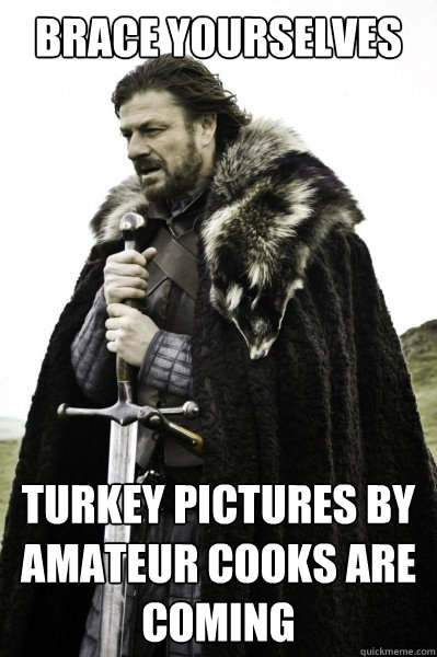 Brace yourselves turkey pictures by amateur cooks are coming   Brace Steve