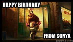 happy birthday from sonya - happy birthday from sonya  Happy Birthday Madagascar