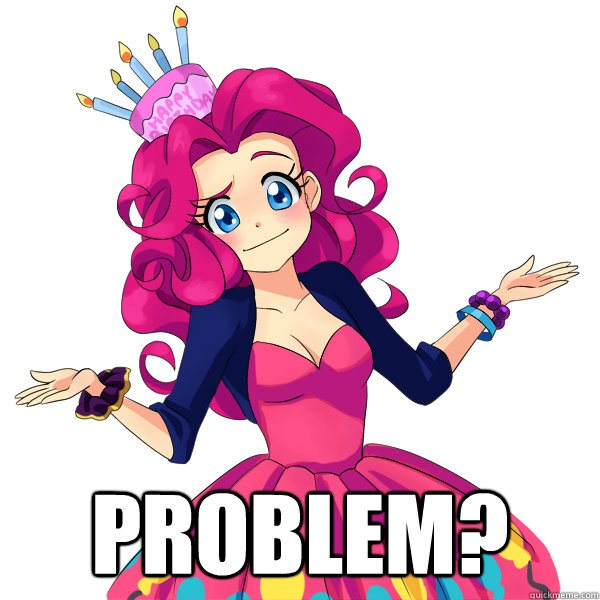 Problem?  Human Pinkie Pie