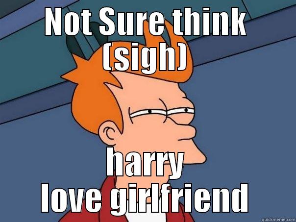 NOT SURE THINK (SIGH) HARRY LOVE GIRLFRIEND Futurama Fry