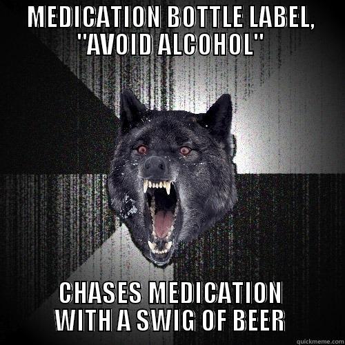 MEDICATION BOTTLE LABEL, 