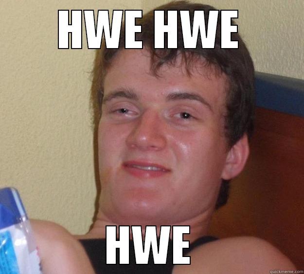 HWE HWE HWE 10 Guy