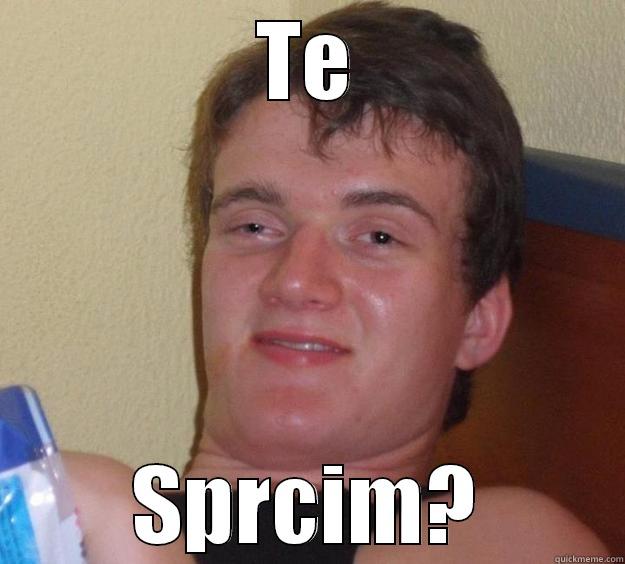TE SPRCIM? 10 Guy