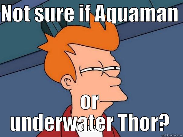 NOT SURE IF AQUAMAN  OR UNDERWATER THOR? Futurama Fry
