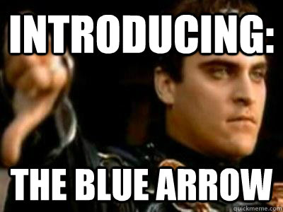 introducing: the blue arrow - introducing: the blue arrow  Downvoting Roman