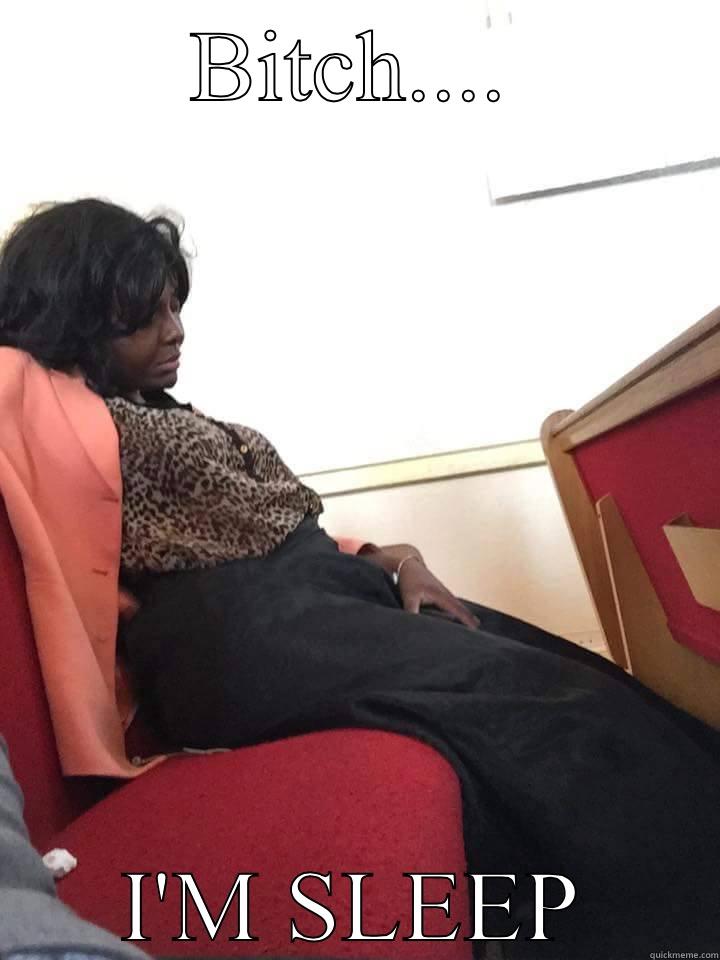 Cookie Tookie - BITCH.... I'M SLEEP Misc