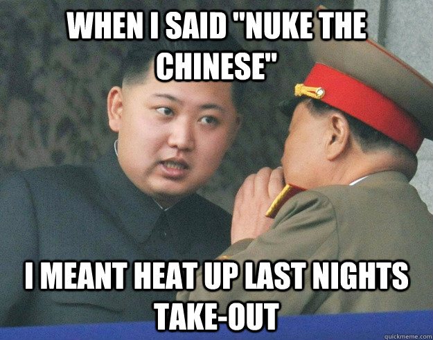 When I said 