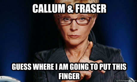 Callum & fraser guess where i am going to put this finger  - Callum & fraser guess where i am going to put this finger   Ann Robinson