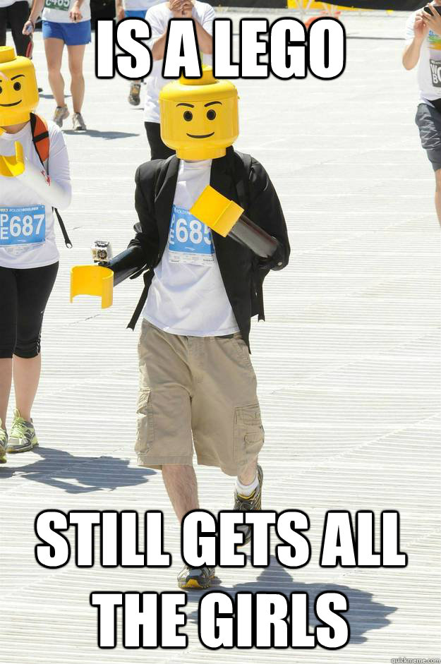 Is a lego  Still gets all the girls - Is a lego  Still gets all the girls  ridiculously photogenic lego guy