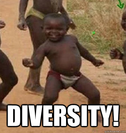  DIVERSITY!  dancing african baby