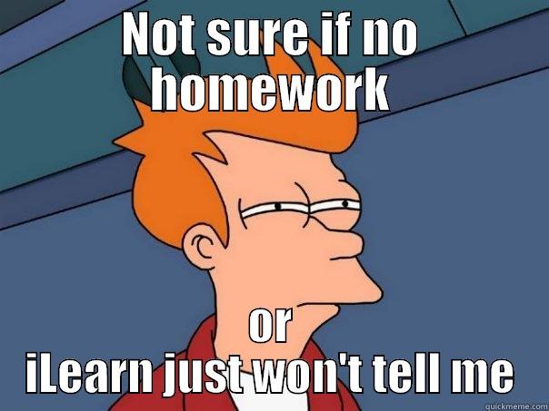 NOT SURE IF NO HOMEWORK OR ILEARN JUST WON'T TELL ME Futurama Fry