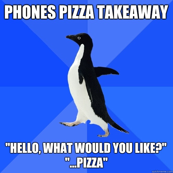 Phones pizza takeaway 