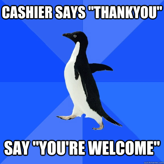 Cashier says 