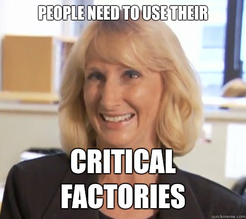 People need to use their critical factories  Wendy Wright