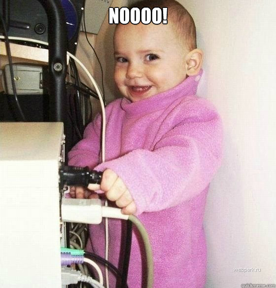 NOOOO!  Troll Baby