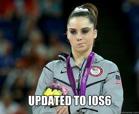  Updated to iOS6 -  Updated to iOS6  MCkayla VS Cancer