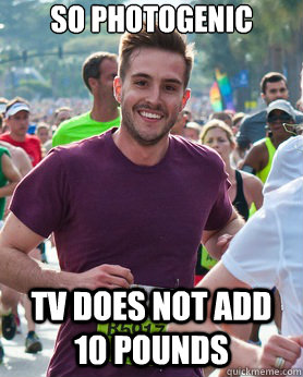 so photogenic tv does not add 10 pounds  Ridiculously photogenic guy