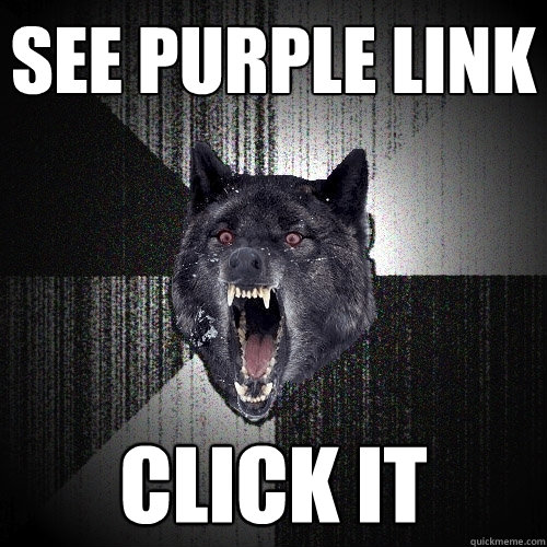 see purple link click it - see purple link click it  Insanity Wolf