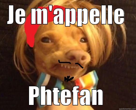 French Phtefan - JE M'APPELLE PHTEFAN Misc