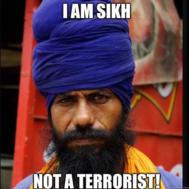I am Sikh Not a terrorist!  