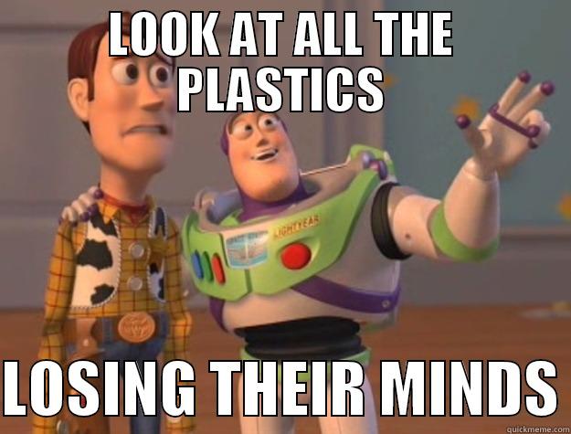 LOOK AT ALL THE PLASTICS  LOSING THEIR MINDS Toy Story