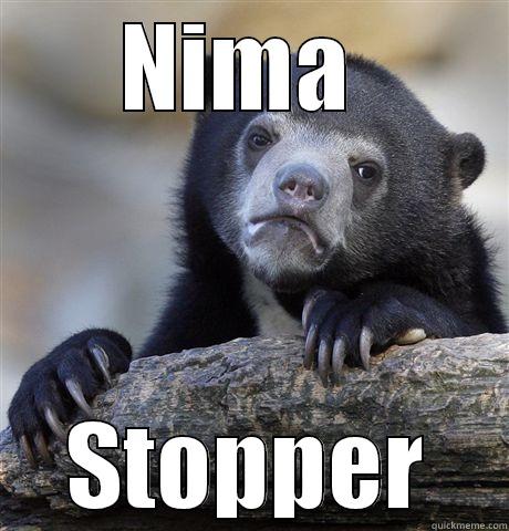 NIMA  STOPPER Confession Bear