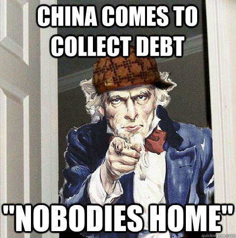 China comes to collect debt  