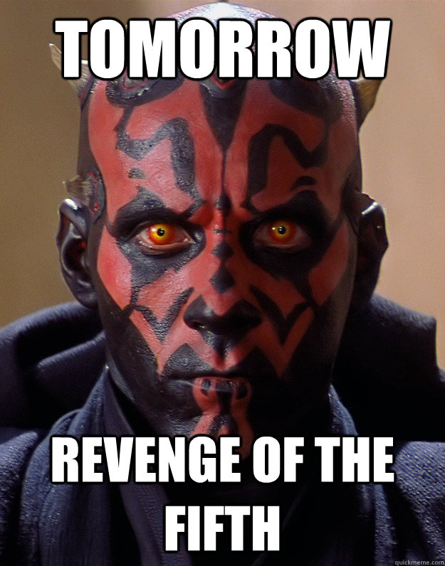 tomorrow revenge of the fifth  Revenge of the Fifth