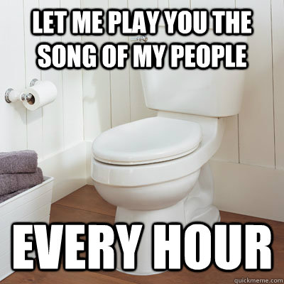 LET ME PLAY YOU THE SONG OF MY PEOPLE EVERY HOUR  