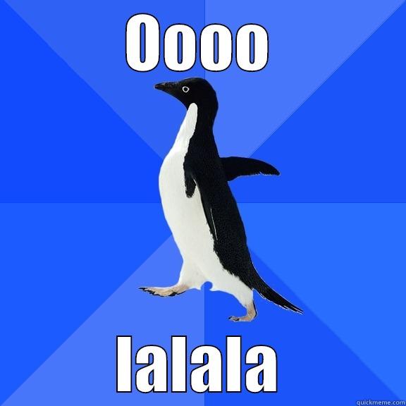 OOOO LALALA Socially Awkward Penguin