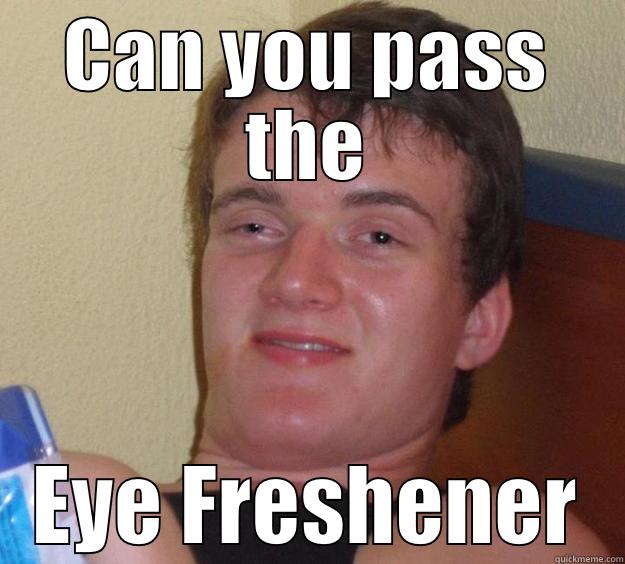 CAN YOU PASS THE EYE FRESHENER 10 Guy