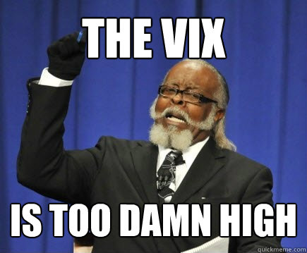 The VIX is too damn high  Too Damn High