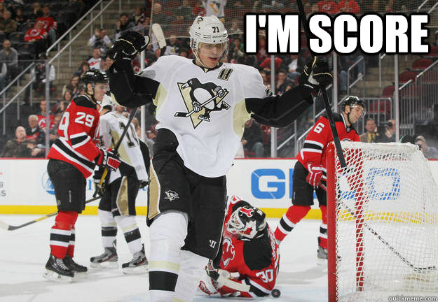 I'm Score   Evgeni Malkin