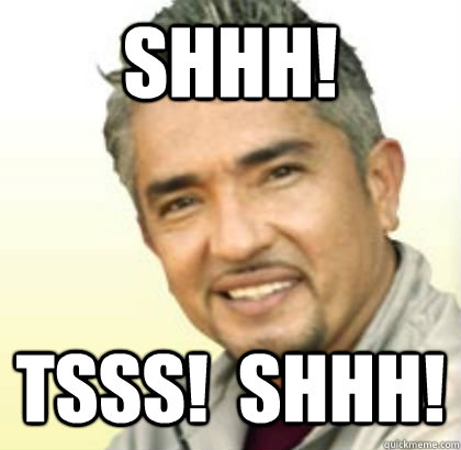 Shhh! Tsss!  Shhh!  - Shhh! Tsss!  Shhh!   Cesar Millan