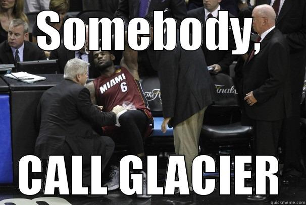 Lebron AC - SOMEBODY, CALL GLACIER Misc