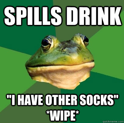 spills drink 