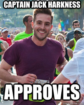 captain jack harkness approves  Ridiculously photogenic guy