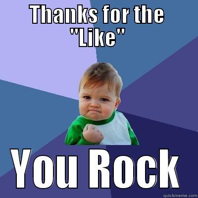 THANKS FOR THE 