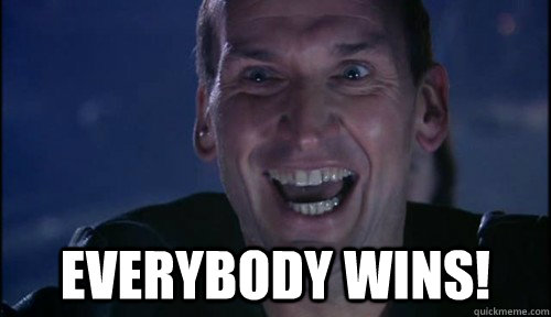  EVERYBODY WINS!  9th Doctor