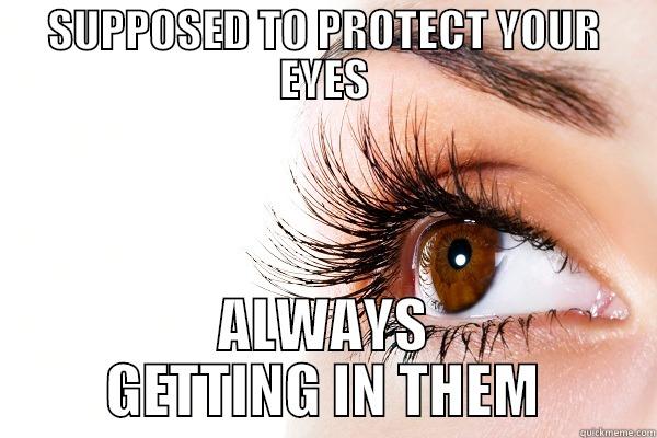 SUPPOSED TO PROTECT YOUR EYES ALWAYS GETTING IN THEM Misc