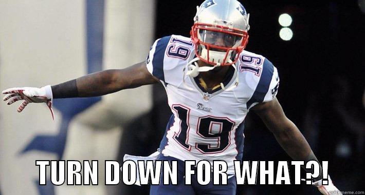 LaFell flies high! -          TURN DOWN FOR WHAT?!       Misc
